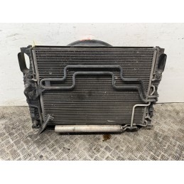 KIT RADIATORE ACQUA ELETTROVENTOLA MERCEDES CLASSE E W211 3.2D A2115003202 A2115001154  B3044