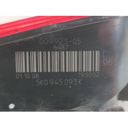 STOP FARO INTERNO POSTERIORE SINISTRO VOLKSWAGEN GOLF 6 VI 5K0945093K  A9403