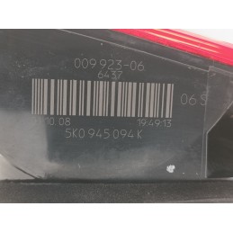 STOP FARO POSTERIORE DESTRO INTERNO VOLKSWAGEN GOLF 6 VI 5K0945094K  A9404