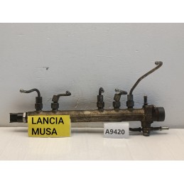 FLAUTO RAMPA INIETTORI LANCIA MUSA IDEA FIAT 1.3MJT 0445214044 46817523  A9420