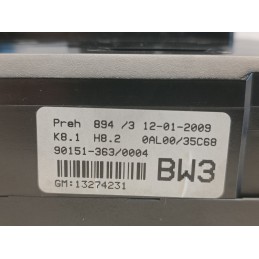 CENTRALINA COMANDI CLIMA ARIA CONDIZIONATA OPEL ASTRA H 13274231  A9430