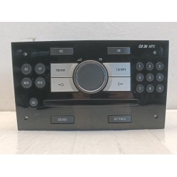 AUTORADIO STEREO CD MP3 ORIGINALE OPEL ASTRA H NERO 497316088  A9437