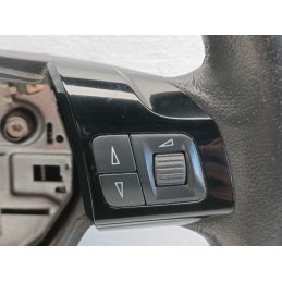 VOLANTE COMANDI MULTIFUNZIONE OPEL ASTRA H NERO PELLE 13251121  A9449