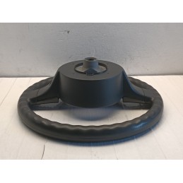 VOLANTE GOMMA 3 RAZZE CHEVROLET MATIZ M200 M250 2005 2011 NERO  A9455