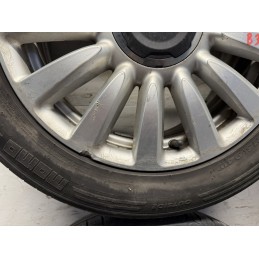 Set 4 cerchi in lega 16 Fiat 500L con gomme usate 205 55 R16 735585995  B3176