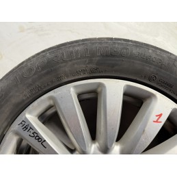 Set 4 cerchi in lega 16 Fiat 500L con gomme usate 205 55 R16 735585995  B3176