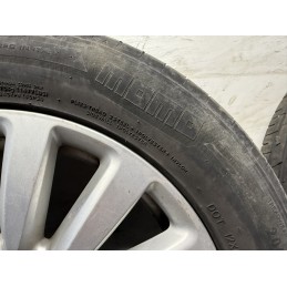 Set 4 cerchi in lega 16 Fiat 500L con gomme usate 205 55 R16 735585995  B3176