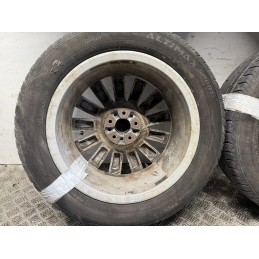 Set 4 cerchi in lega 16 Fiat 500L con gomme usate 205 55 R16 735585995  B3176
