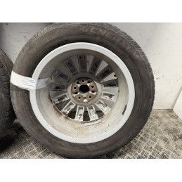 Set 4 cerchi in lega 16 Fiat 500L con gomme usate 205 55 R16 735585995  B3176