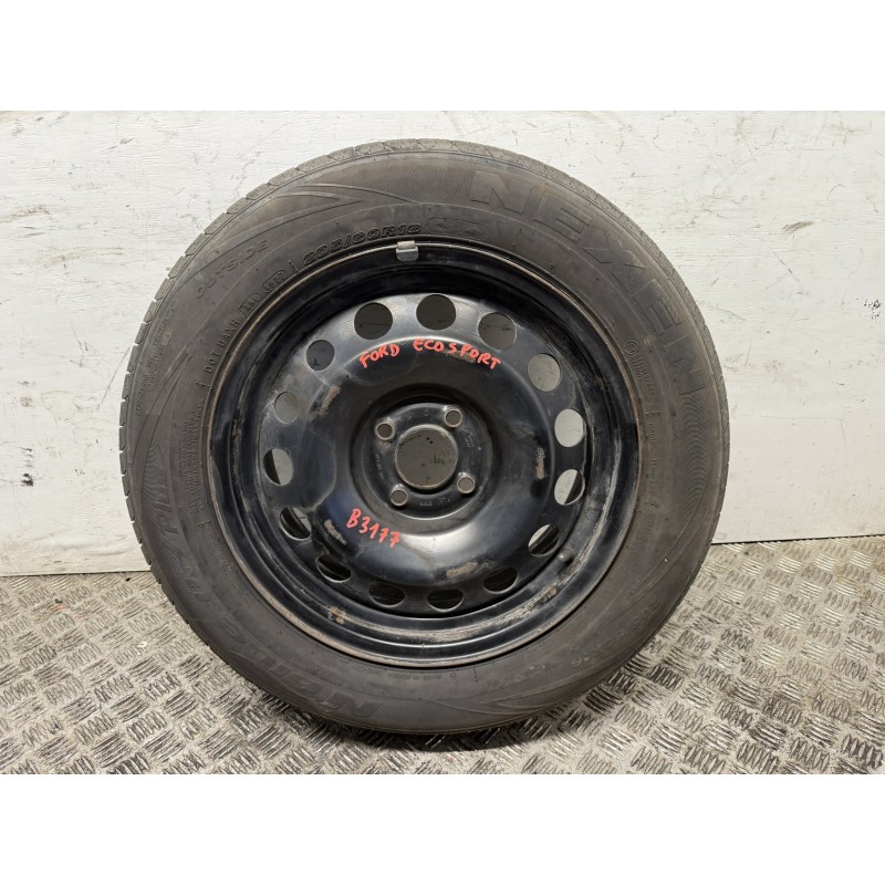 Cerchio in ferro 16 con pneumatico usato Ford EcoSport ruota scorta GN151015B4A B3177 Cerchio in ferro 16 con pneumatico usato Ford EcoSport ruota scorta GN151015B4A B3177