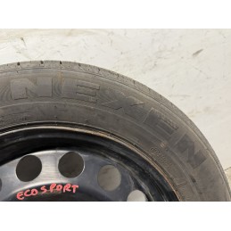 Cerchio in ferro 16 con pneumatico usato Ford EcoSport ruota scorta GN151015B4A  B3177
