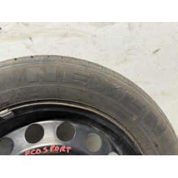 Cerchio in ferro 16 con pneumatico usato Ford EcoSport ruota scorta GN151015B4A  B3177