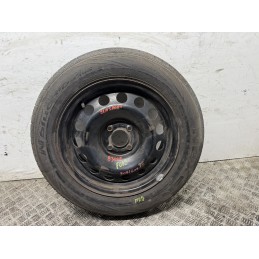 Cerchio in ferro 16 con pneumatico usato Ford EcoSport ruota scorta GN151015B4A  B3177