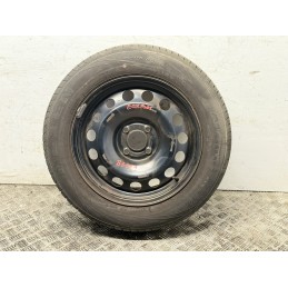 Cerchio in ferro 16 con pneumatico usato Ford EcoSport ruota scorta GN151015B4A  B3177