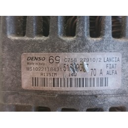 Alternatore Denso Lancia Ypsilon 843 1.4 Benzina 2003 2011 51859037  A9490
