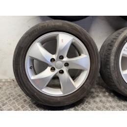Set 4 cerchi in lega originali Kia 17 pollici 529101D300 con gomme 225 50 R17 DOT 2022  B3180