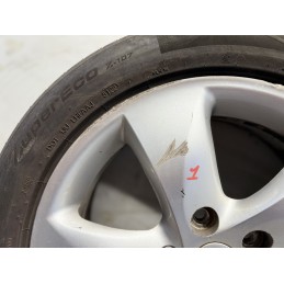 Set 4 cerchi in lega originali Kia 17 pollici 529101D300 con gomme 225 50 R17 DOT 2022  B3180