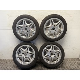 4 cerchi originali Smart 450 con gomme estive Fulda 145 175 R15  C0061