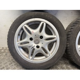 4 cerchi originali Smart 450 con gomme estive Fulda 145 175 R15  C0061