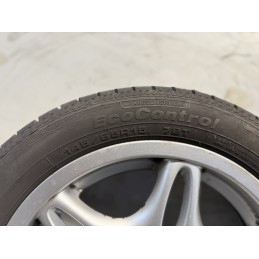 4 cerchi originali Smart 450 con gomme estive Fulda 145 175 R15  C0061
