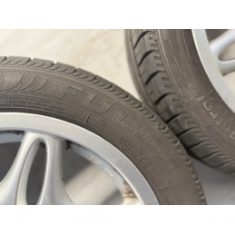 4 cerchi originali Smart 450 con gomme estive Fulda 145 175 R15  C0061