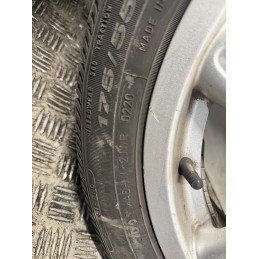 4 cerchi originali Smart 450 con gomme estive Fulda 145 175 R15  C0061