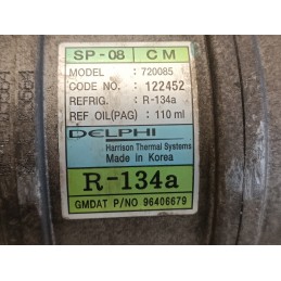 Compressore aria condizionata Chevrolet Matiz 1.0B 2005 2010 96406679  A9518