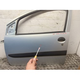Porta anteriore sinistra usata Toyota Aygo C1107 5 porte Celeste  B3183