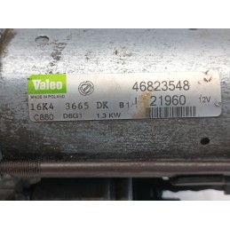 Motorino avviamento Valeo Fiat Idea 1.3 Multijet 2003 2010 46823548  A9520