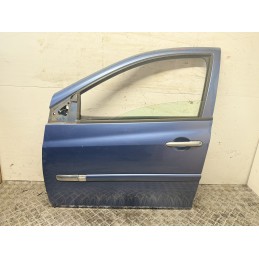 Porta anteriore sinistra Renault Clio 3 blu 5 porte dal 2005 al 2012  B3188