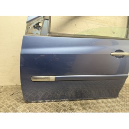 Porta anteriore sinistra Renault Clio 3 blu 5 porte dal 2005 al 2012  B3188