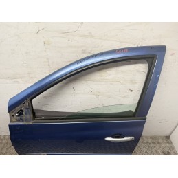 Porta anteriore sinistra Renault Clio 3 blu 5 porte dal 2005 al 2012  B3188