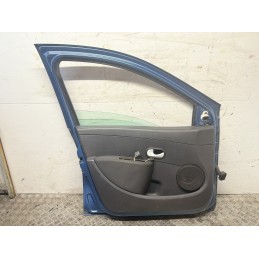 Porta anteriore sinistra Renault Clio 3 blu 5 porte dal 2005 al 2012  B3188
