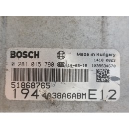 Centralina motore Bosch Fiat Croma 1.9 MJT 0281015790 51868765  A9550