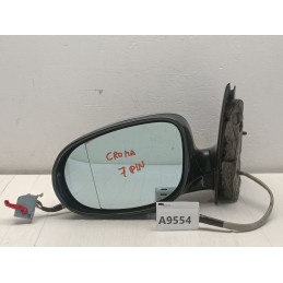 Specchietto retrovisore sinistro Fiat Croma 2005 2010 7 pin elettrico  A9554