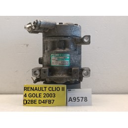 Compressore aria condizionata clima Renault Clio 2 8200037058 D4FB7  A9578
