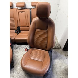 Tappezzeria pelle marrone Discovery Sport L550 7 posti completa usata  B2910