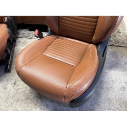 Tappezzeria pelle marrone Discovery Sport L550 7 posti completa usata  B2910