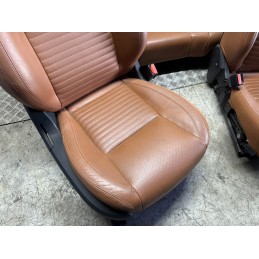 Tappezzeria pelle marrone Discovery Sport L550 7 posti completa usata  B2910