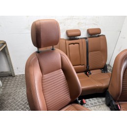 Tappezzeria pelle marrone Discovery Sport L550 7 posti completa usata  B2910