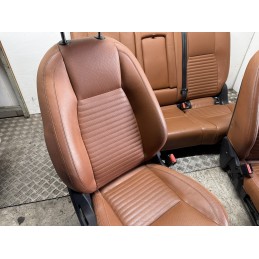 Tappezzeria pelle marrone Discovery Sport L550 7 posti completa usata  B2910