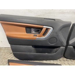 Tappezzeria pelle marrone Discovery Sport L550 7 posti completa usata  B2910
