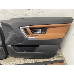 Tappezzeria pelle marrone Discovery Sport L550 7 posti completa usata  B2910