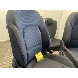 Tappezzeria completa Sedili Ford Focus 4 SW MK4 ST Line tessuto cuciture rosse  B2896