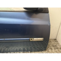 Porta Portiera anteriore destra Renault Clio 3 blu 5 porte RNL  B3194