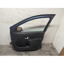 Porta Portiera anteriore destra Renault Clio 3 blu 5 porte RNL  B3194
