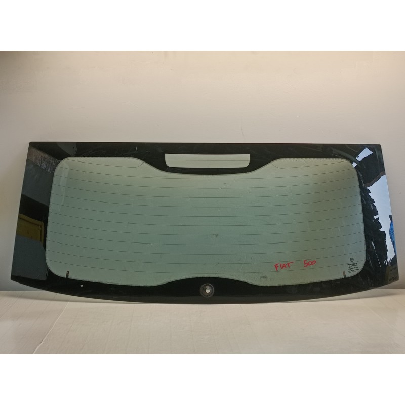 Lunotto vetro portellone cofano posteriore Fiat 500 2008 2024 A9607 Lunotto vetro portellone cofano posteriore Fiat 500 2008 2024 A9607