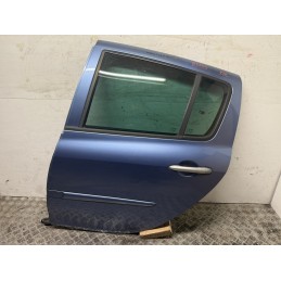 Porta posteriore sinistra Renault Clio 3 blu 5 porte 7751476191 RNL  B3195