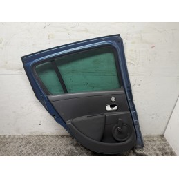Porta posteriore sinistra Renault Clio 3 blu 5 porte 7751476191 RNL  B3195