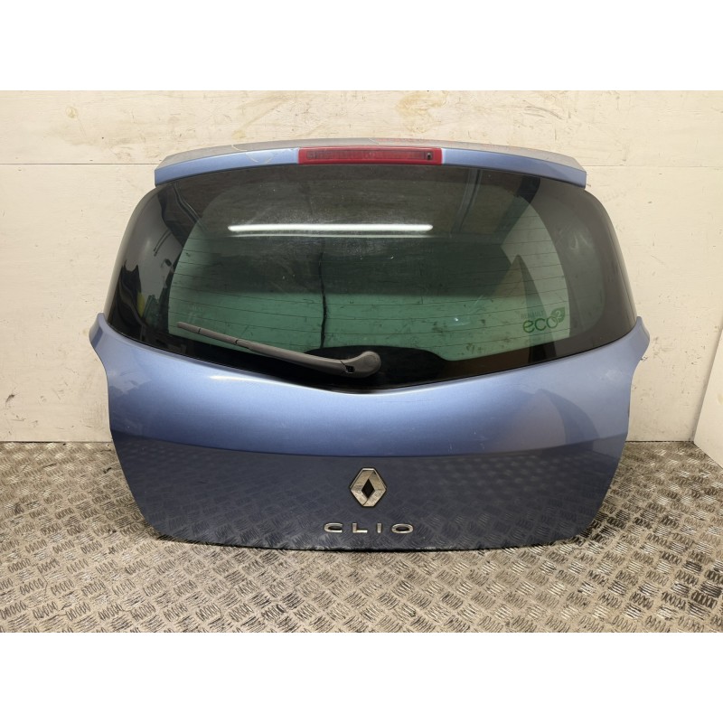 Portellone cofano bagagliaio posteriore Renault Clio 3 blu 7751478020 B3198 Portellone cofano bagagliaio posteriore Renault Clio 3 blu 7751478020 B3198